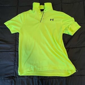 Under Armour Neon Green Polo